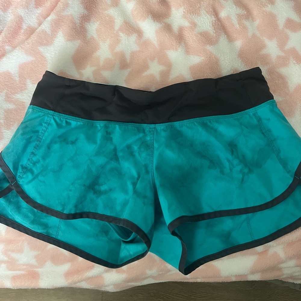 Teal/Grey Lululemon Shorts